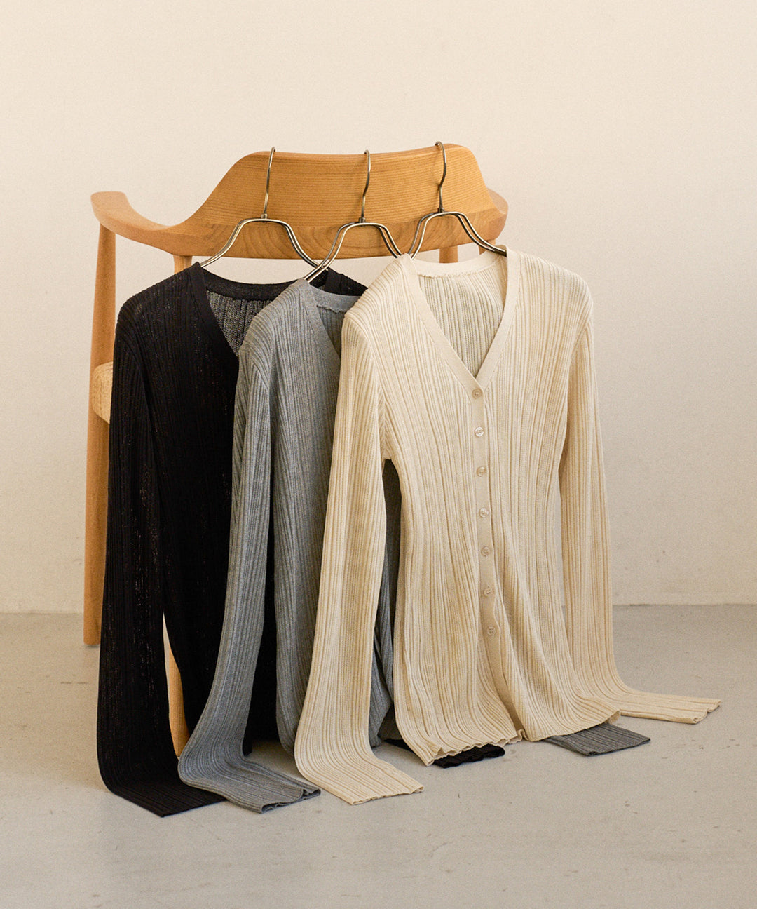 Random Rib Dry Cardigan