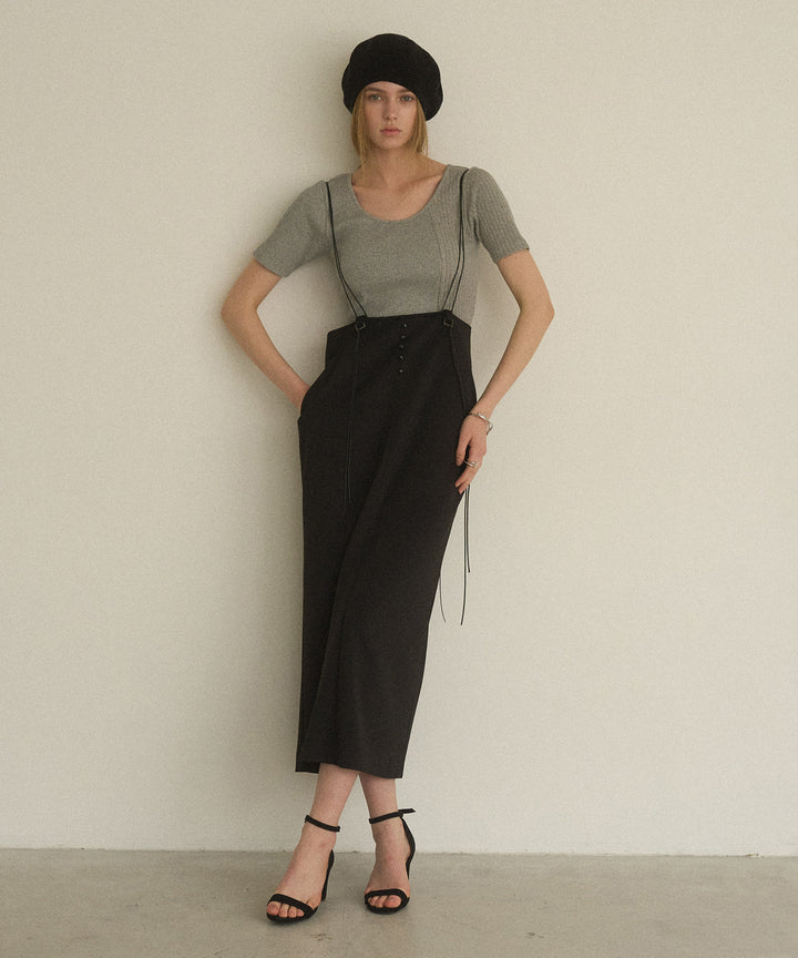 2way Rib Cut Tee