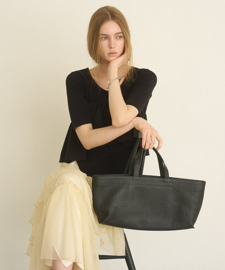 【NCSSRY】Wide Bag Medium (Black)