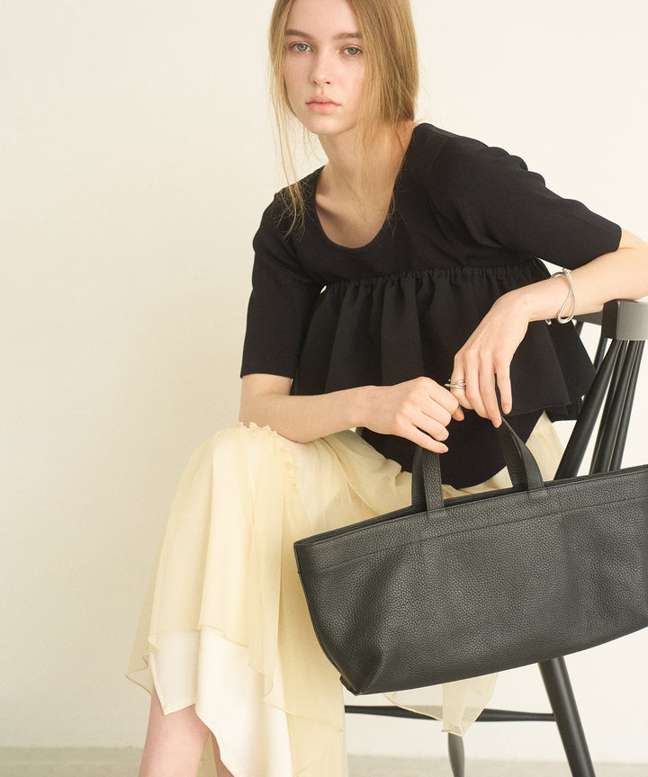 【NCSSRY】Wide Bag Medium (Black)