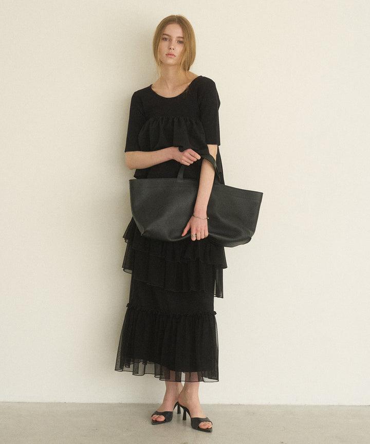 【NCSSRY】Wide Bag Big (Black)