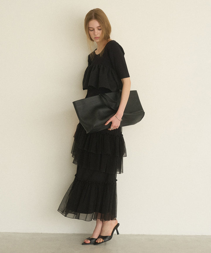 【NCSSRY】Wide Bag Big (Black)