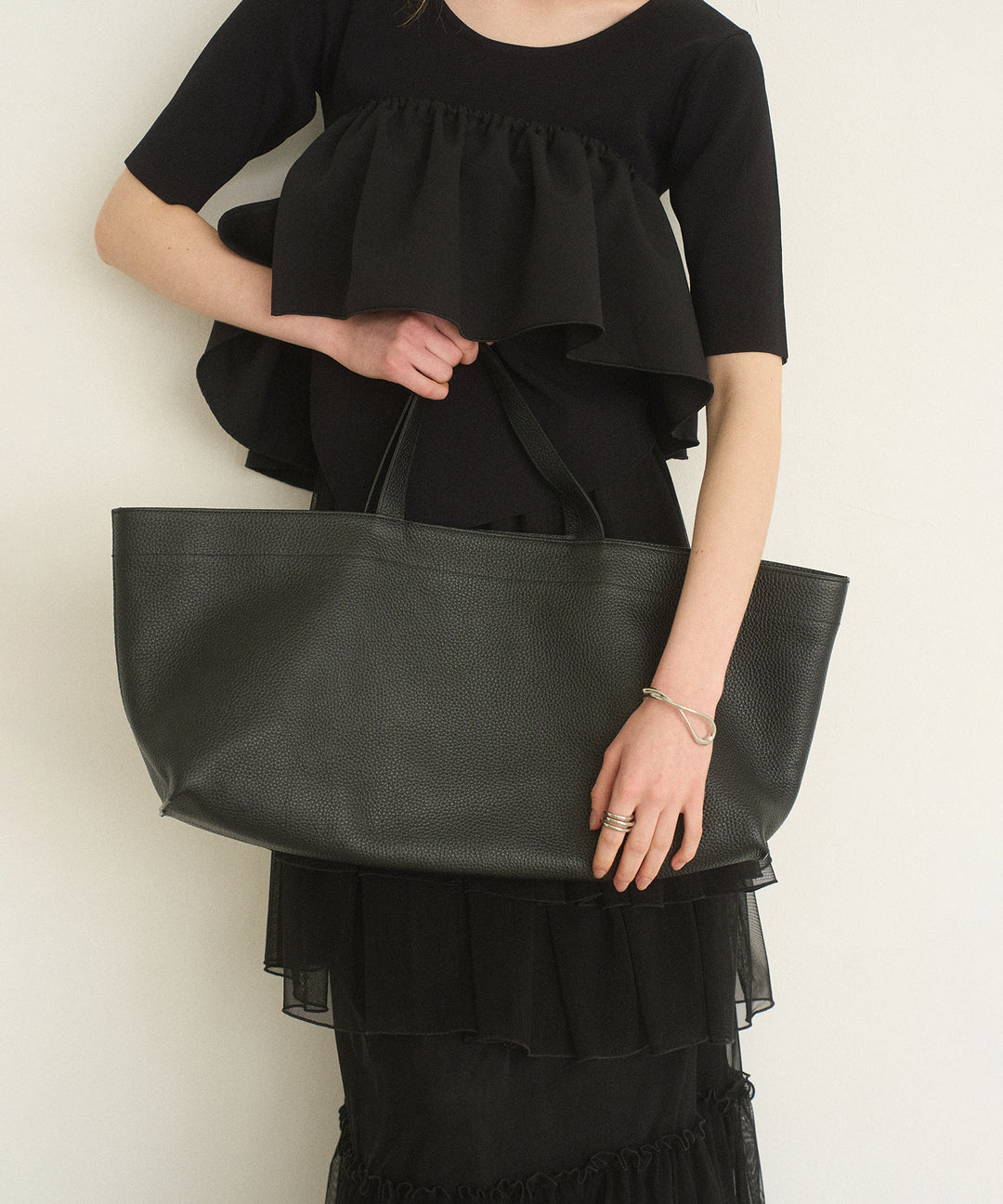 【NCSSRY】Wide Bag Big (Black)