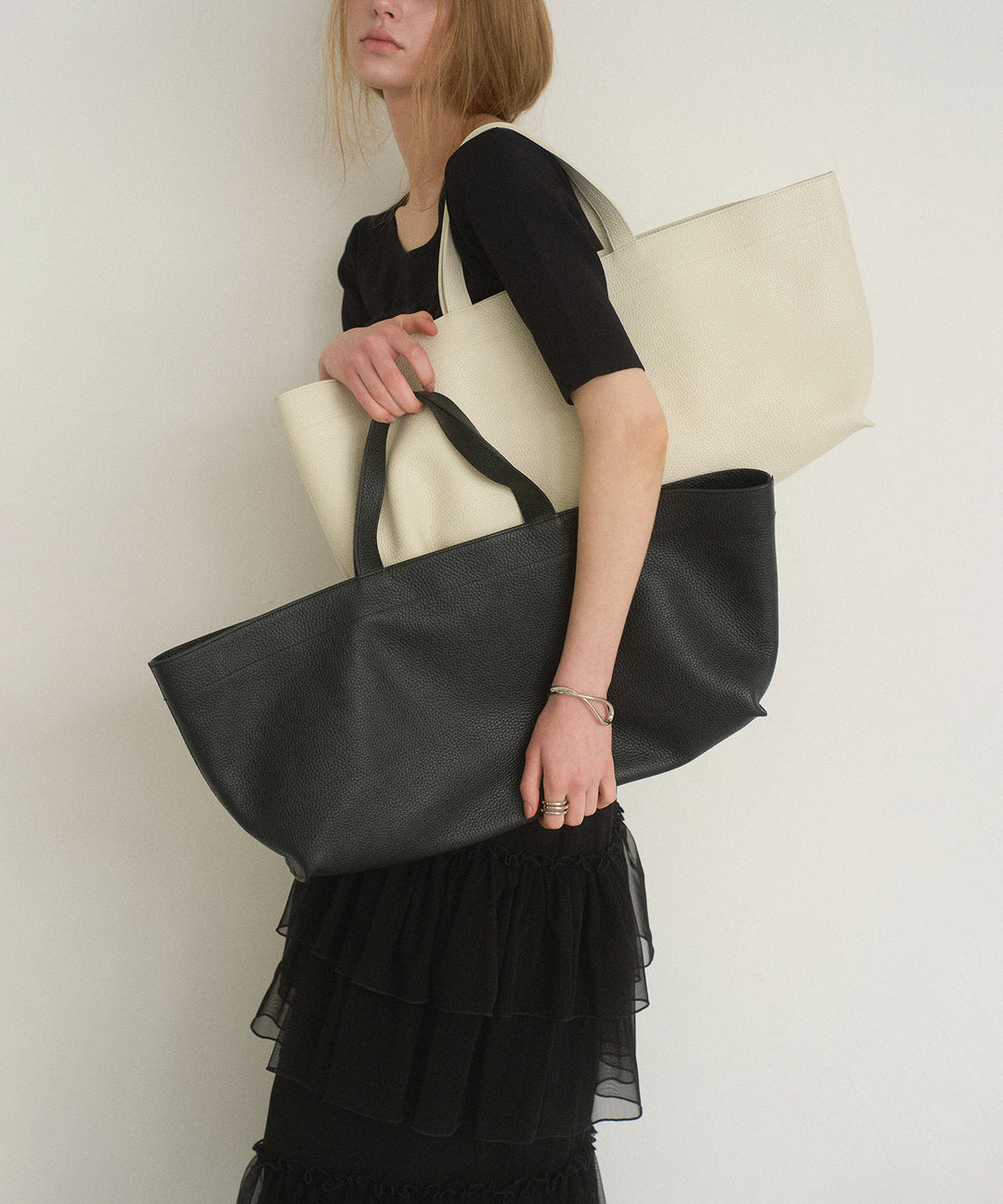 【NCSSRY】Wide Bag Big (Black)