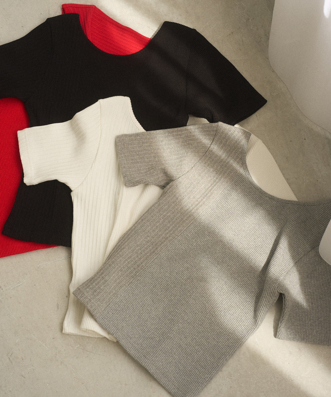 2way Rib Cut Tee