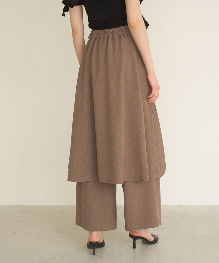 Cape Ribbon Pintuck Pants