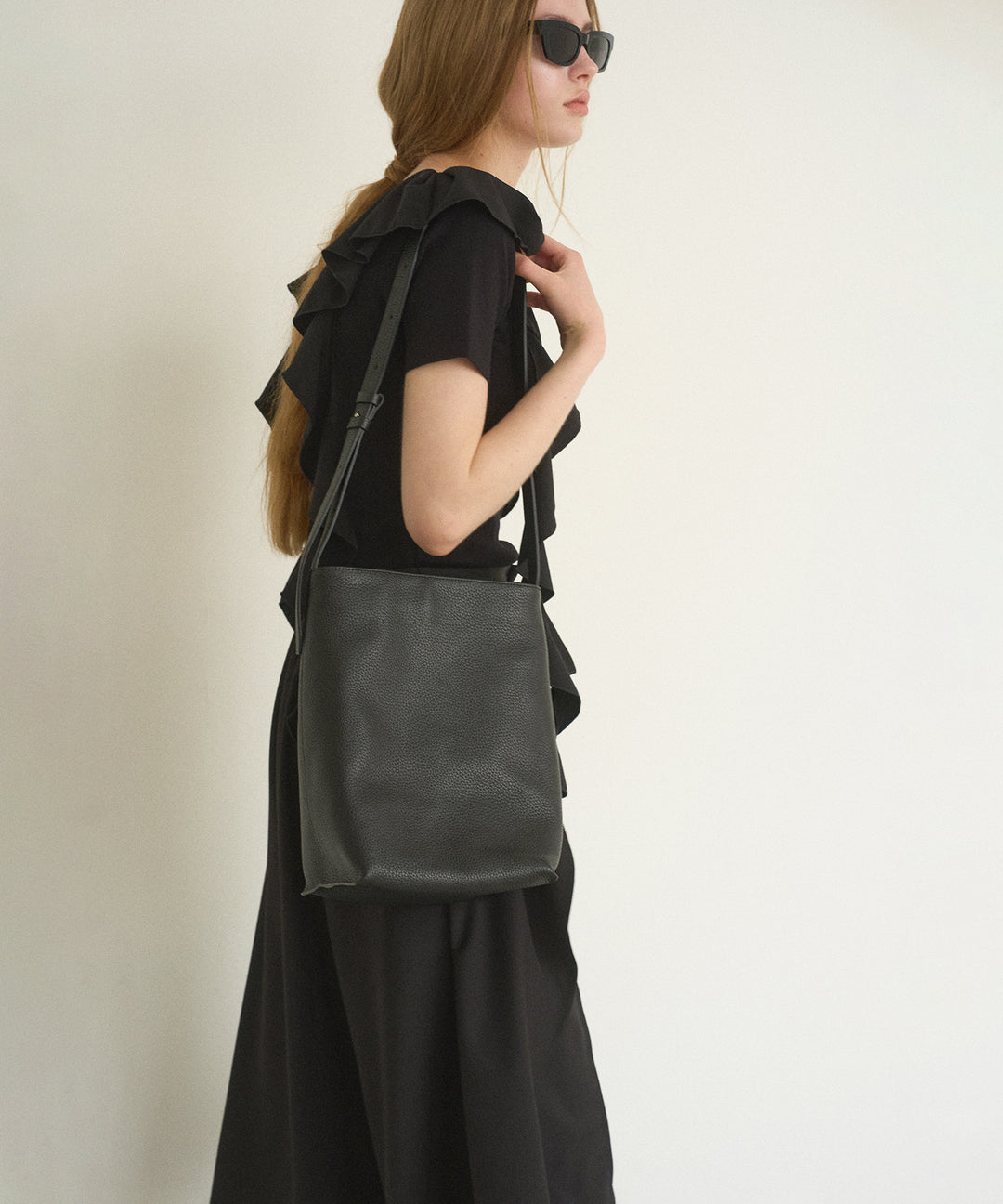 【NCSSRY】Square Tote Bag (Black)