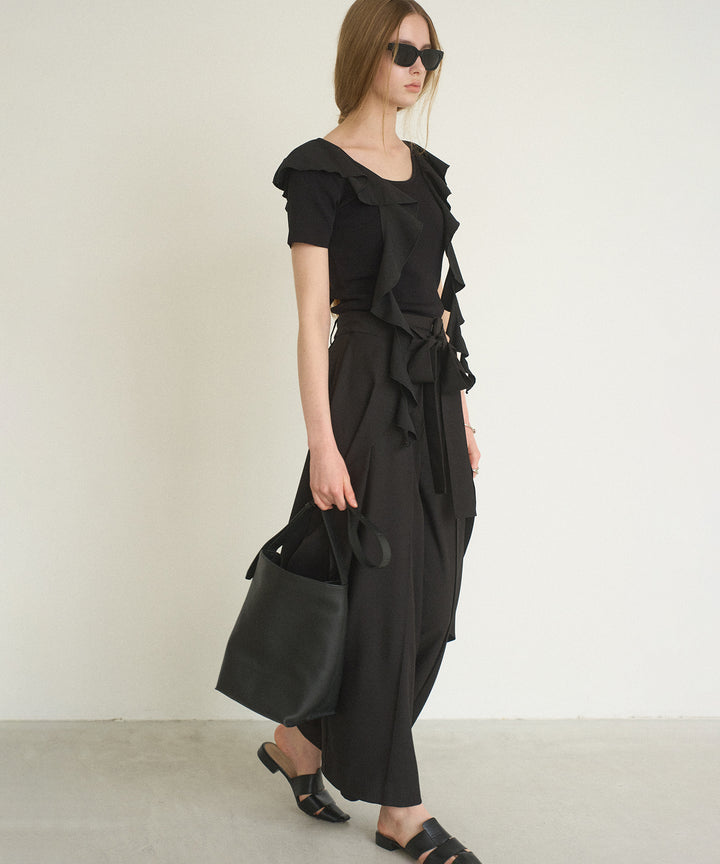 【NCSSRY】Square Tote Bag (Black)