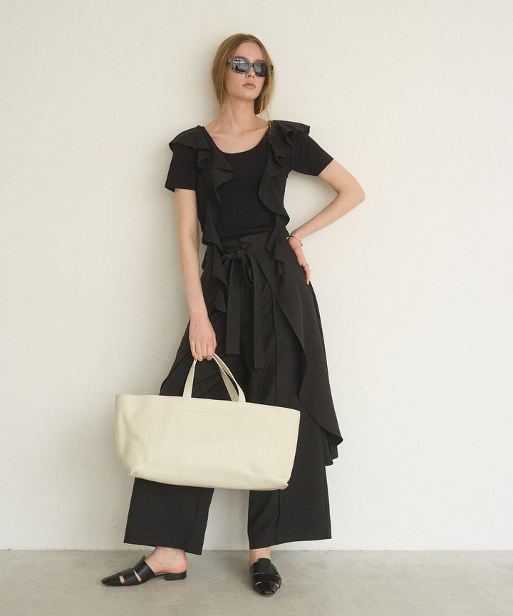 【NCSSRY】Wide Bag Big (Ivory)
