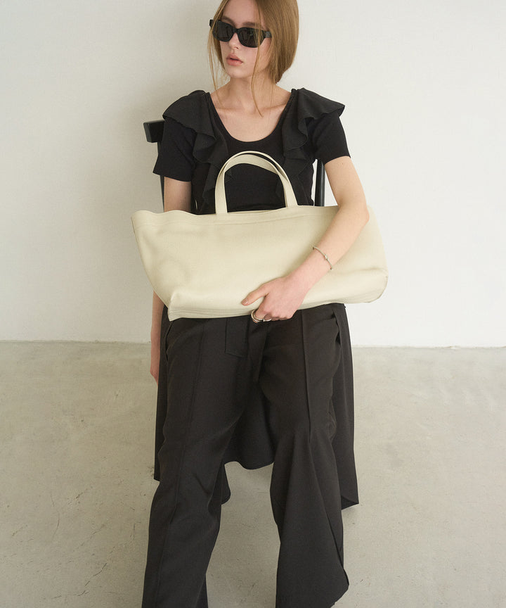 【NCSSRY】Wide Bag Big (Ivory)