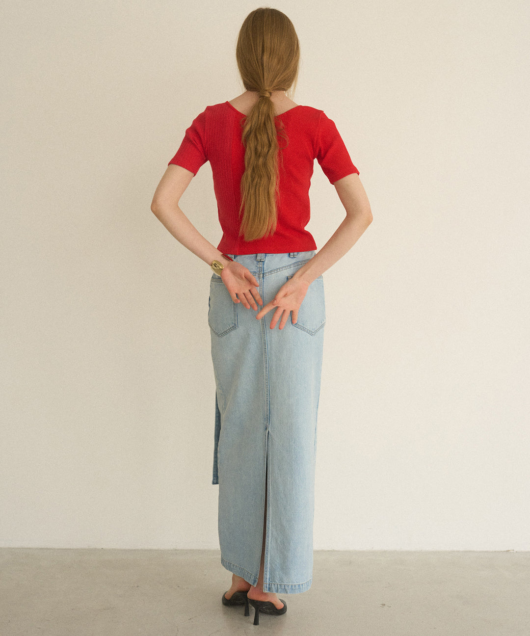 2way Rib Cut Tee