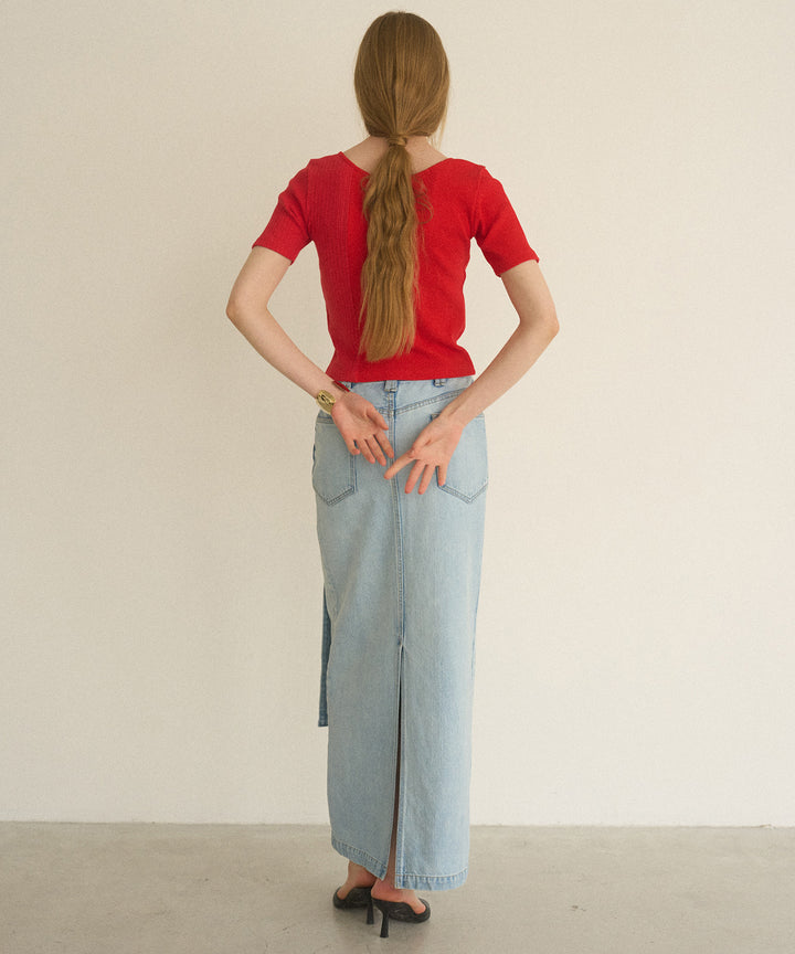 2way Rib Cut Tee