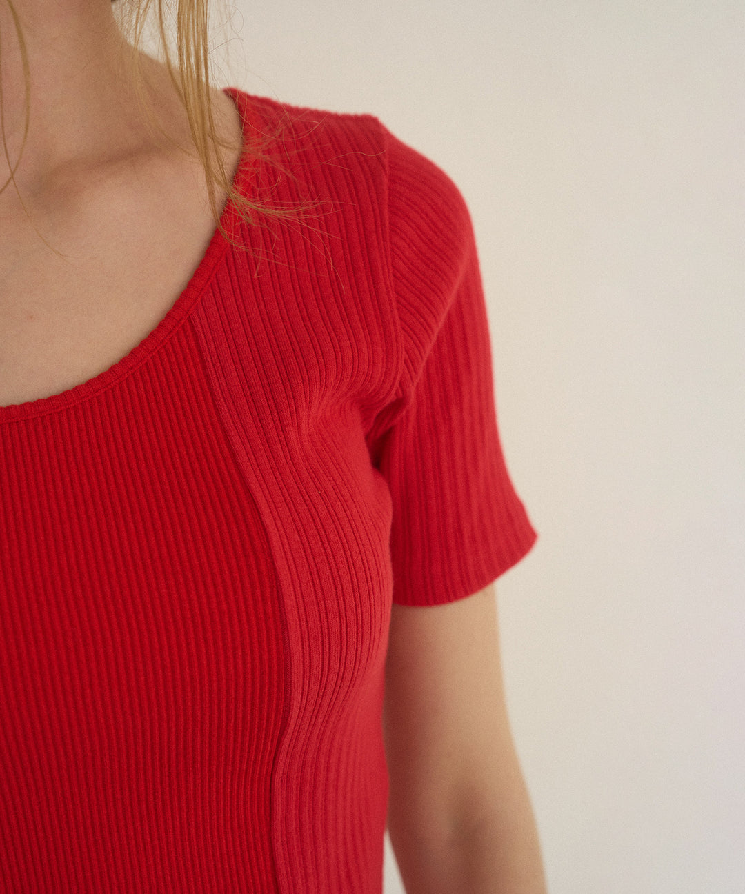 2way Rib Cut Tee