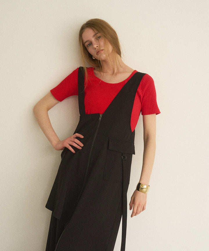 2way Rib Cut Tee