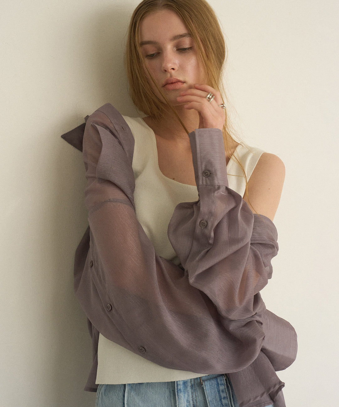 Square Dry Knit Sleeveless Top