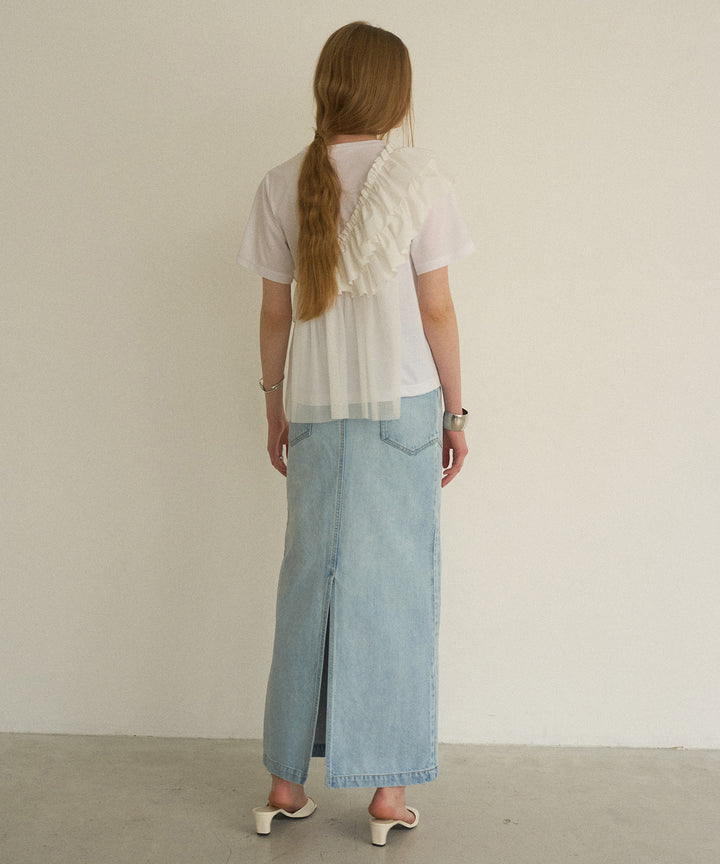 ICE Bleach Denim Skirt
