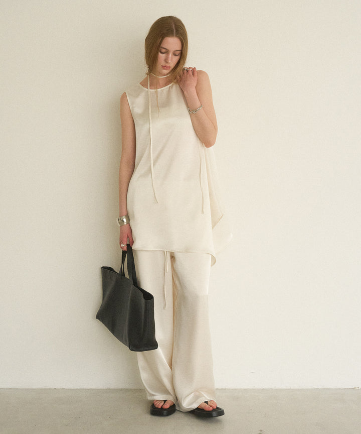 Relaxy Satin Choker Tunic