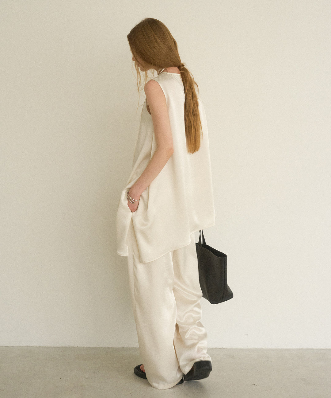 Relaxy Satin Choker Tunic