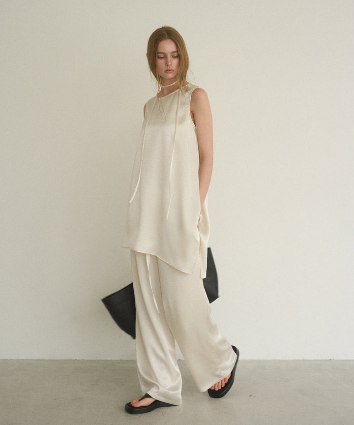 RelaxySatin Easy Pants
