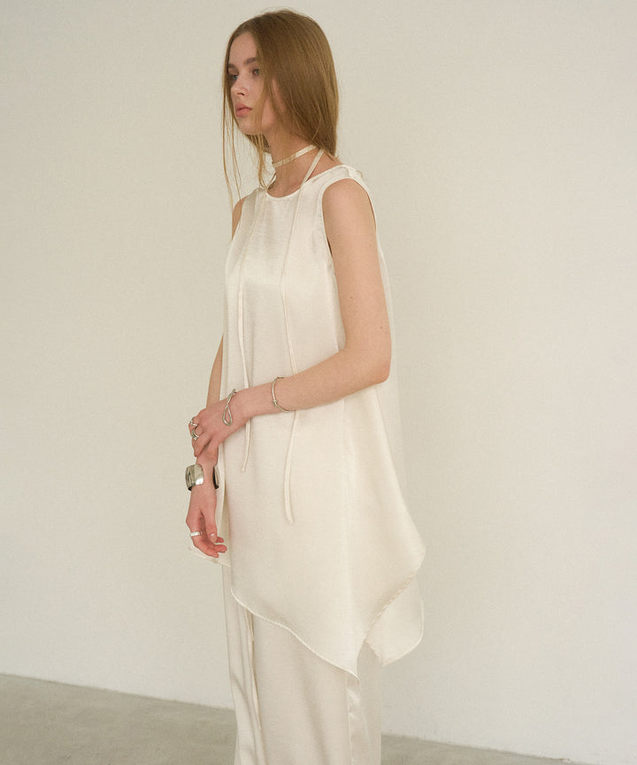 Relaxy Satin Choker Tunic