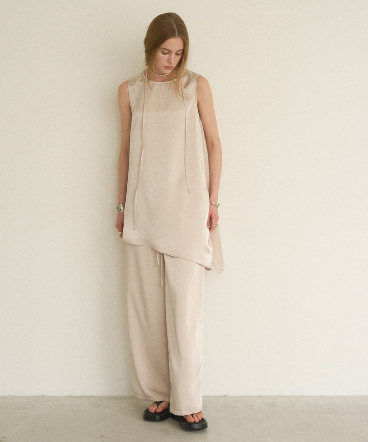 Relaxy Satin Choker Tunic