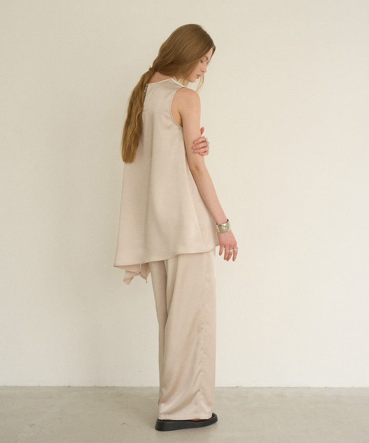 Relaxy Satin Choker Tunic