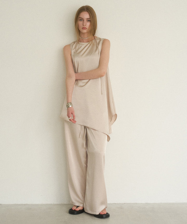 RelaxySatin Easy Pants