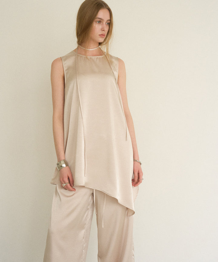 Relaxy Satin Choker Tunic