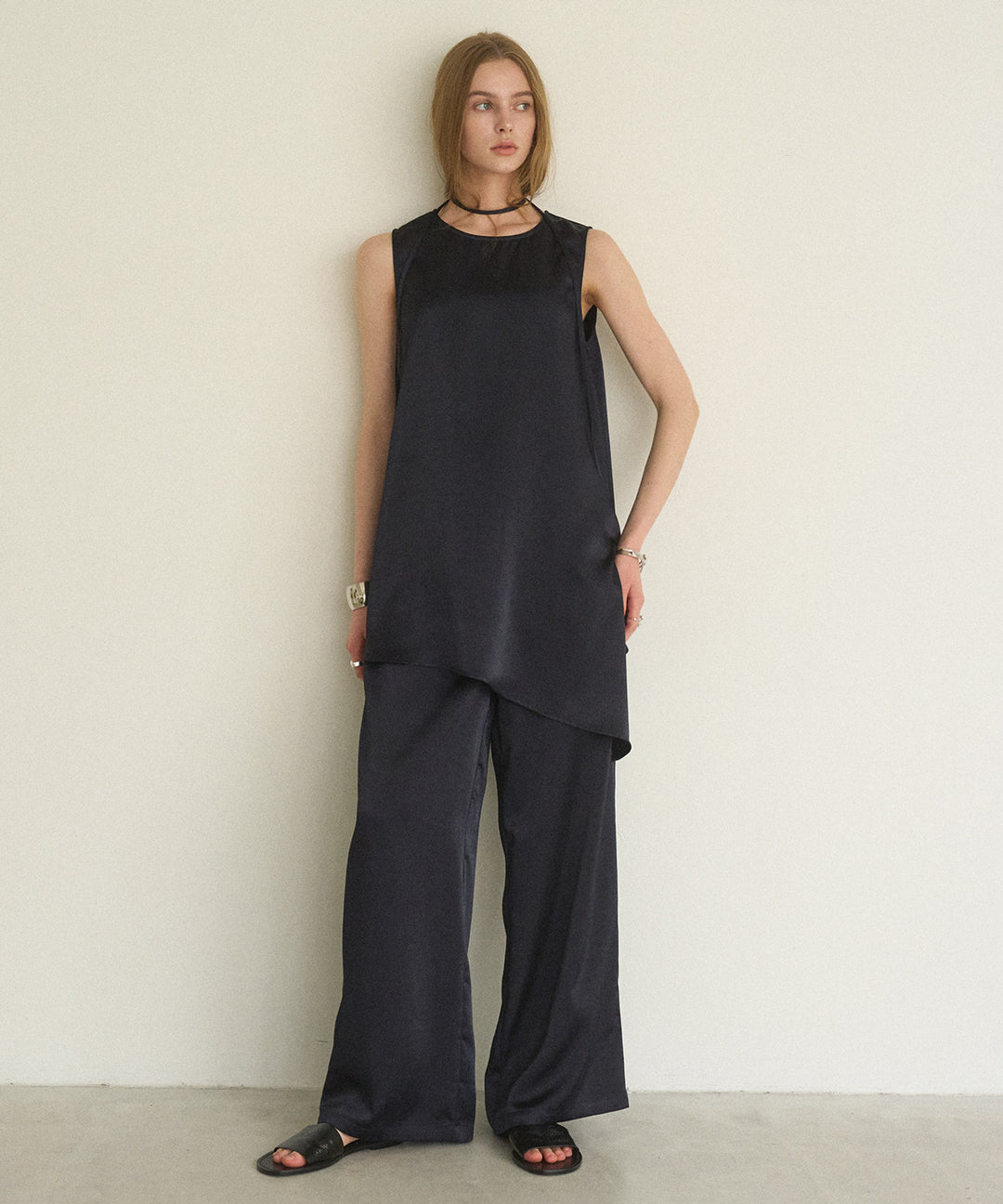 RelaxySatin Easy Pants