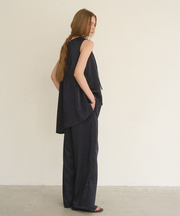 Relaxy Satin Choker Tunic