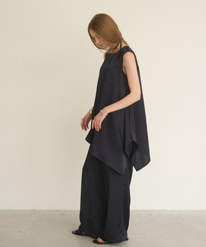 Relaxy Satin Choker Tunic