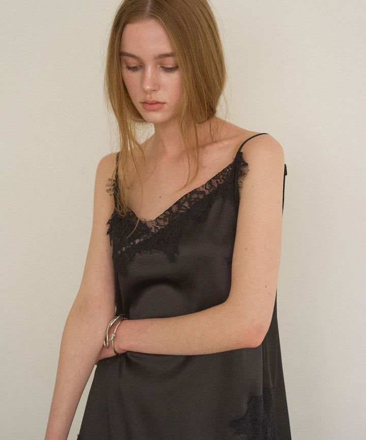Satin Raschel Lace Camisole
