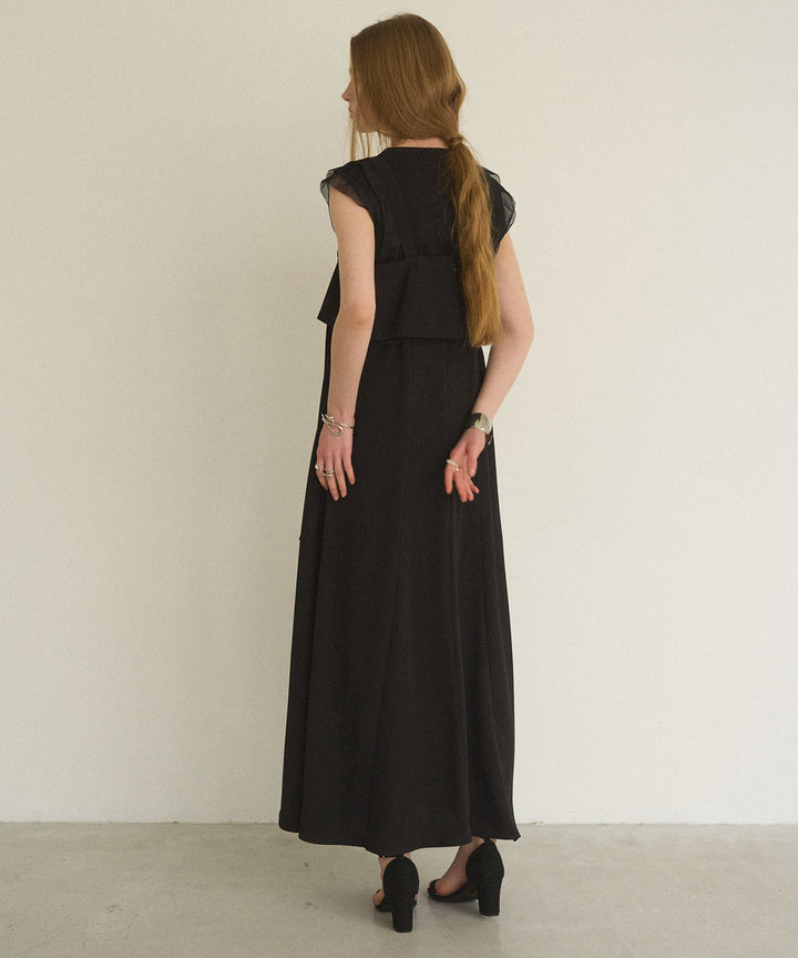 Panel Cover Belt Dress