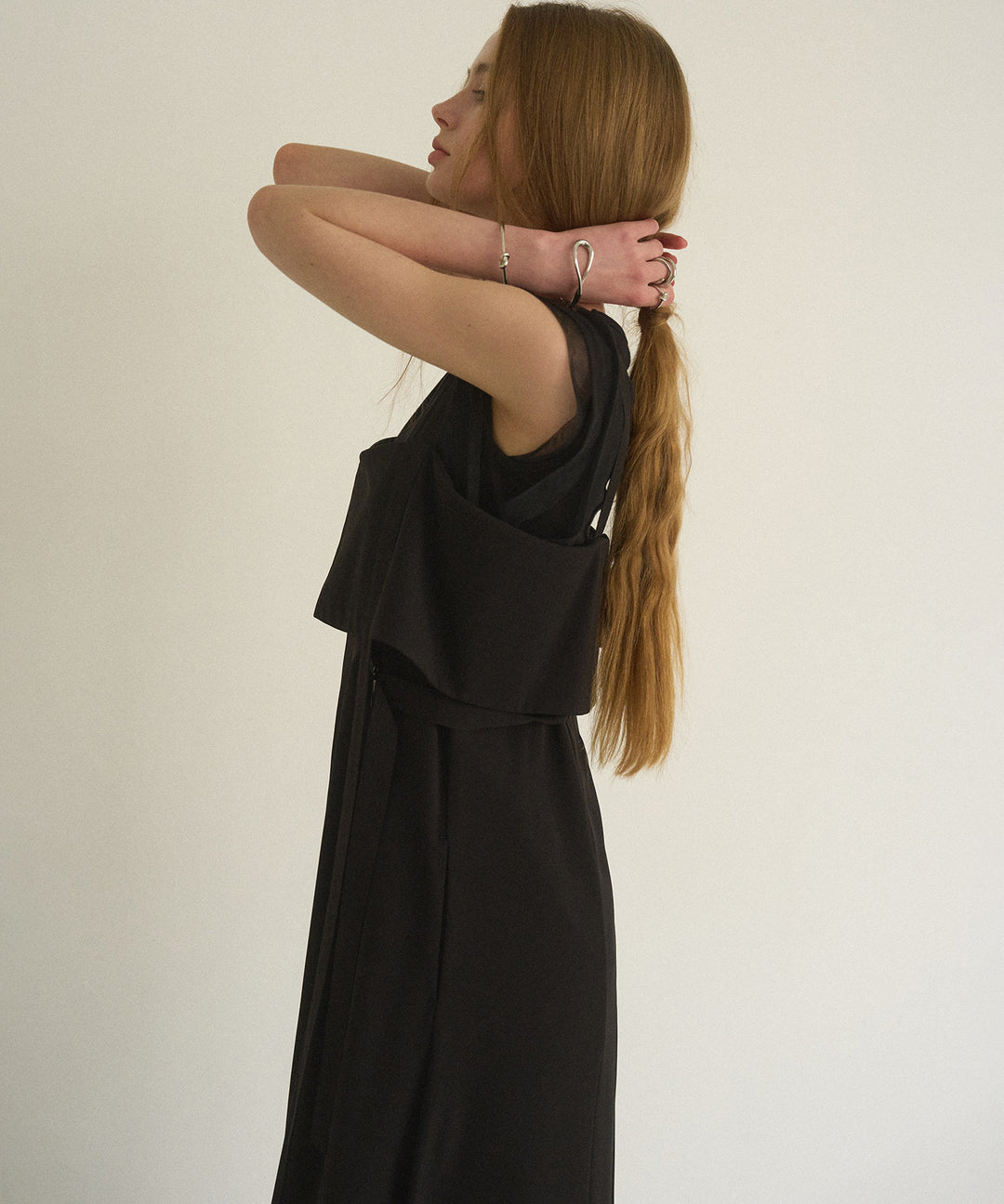 Panel Cover Belt Dress