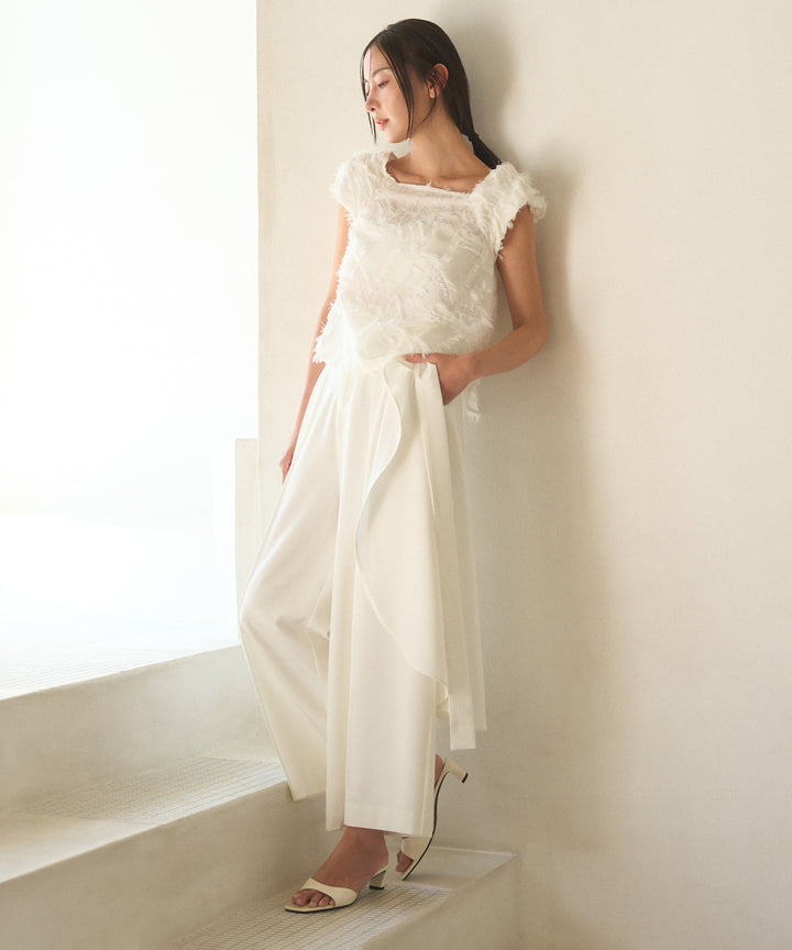 Jacquard Flower Blouse