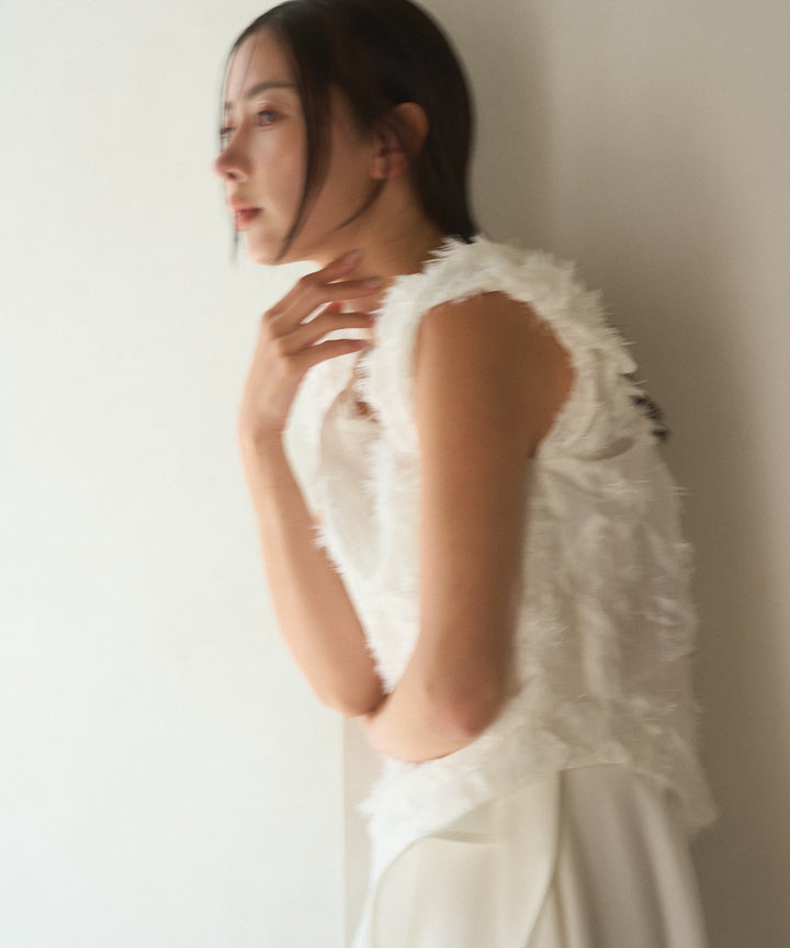 Jacquard Flower Blouse