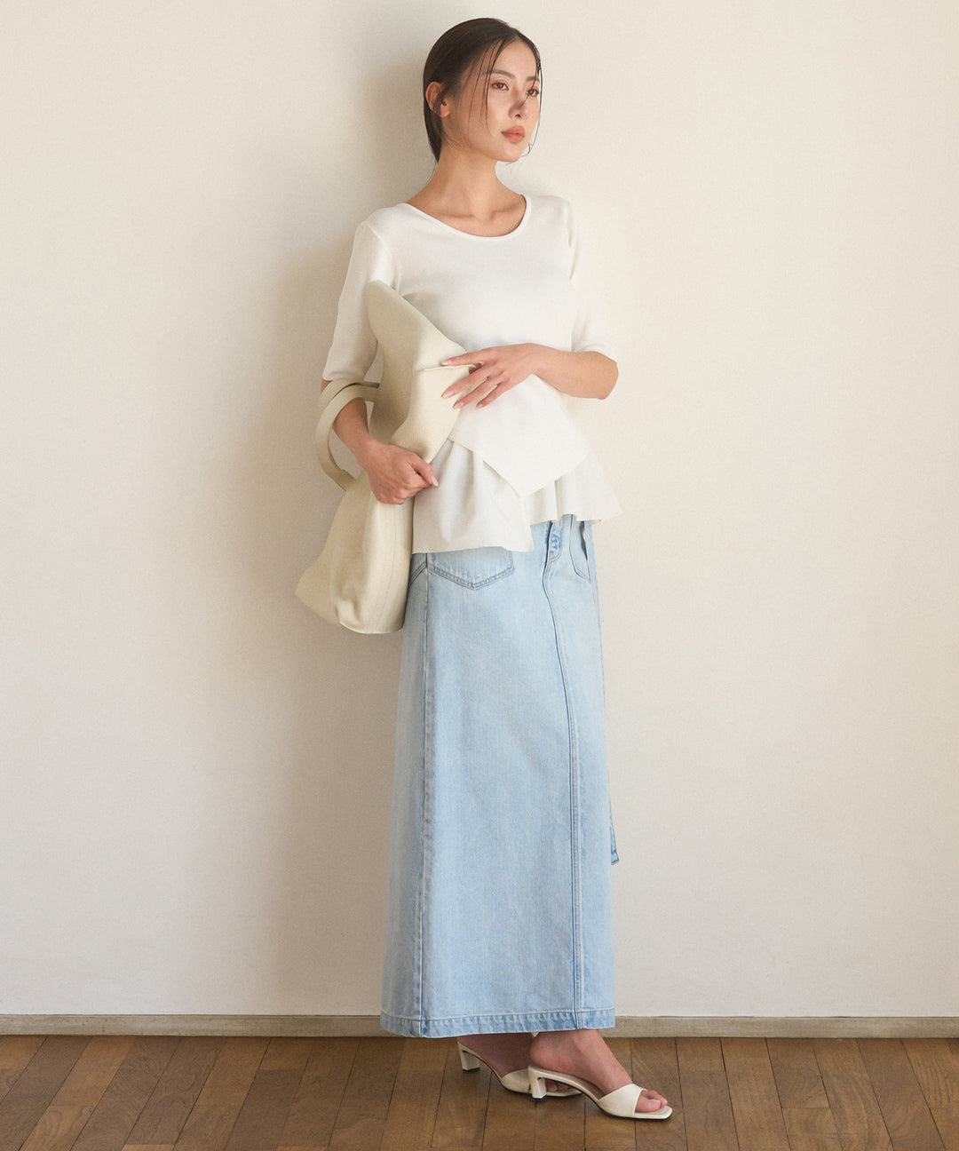 Asymmetry Cutting 2way Tops