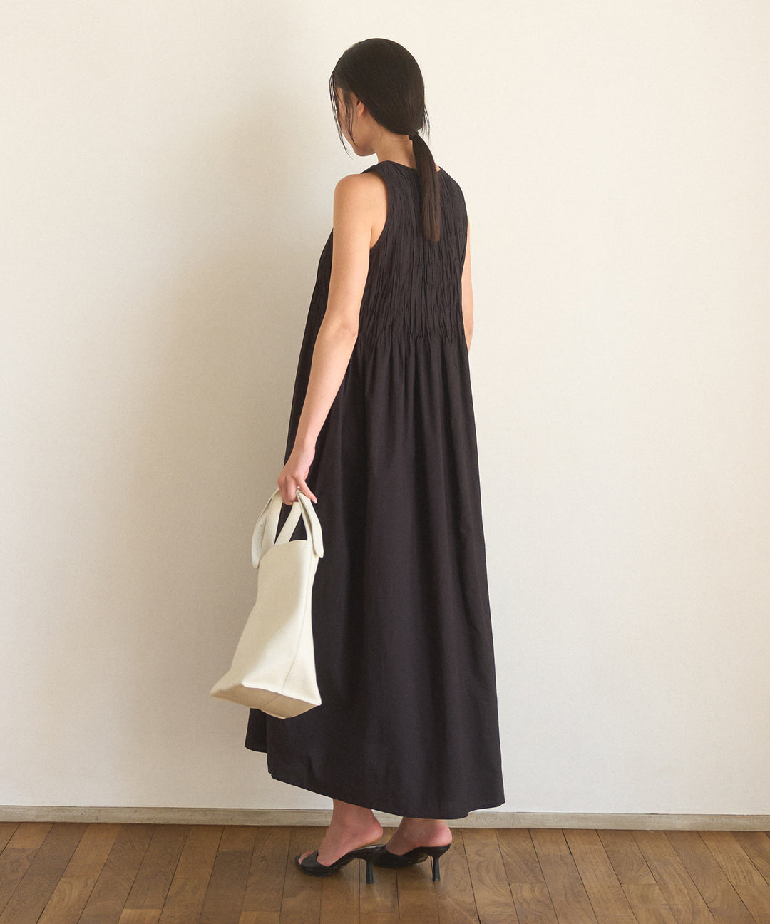 【INDIA made】Hand Pintuck Cotton Onepiece