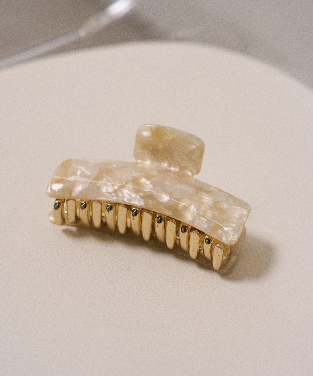 Marble Stone Hair Clip