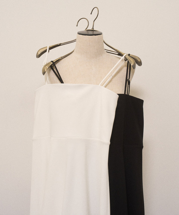 Asymmetry Cut Square Bustier