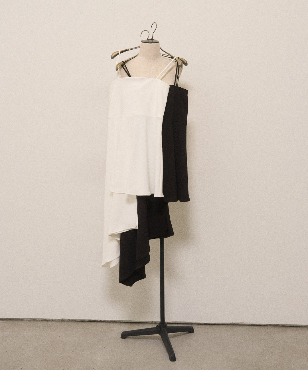 Asymmetry Cut Square Bustier
