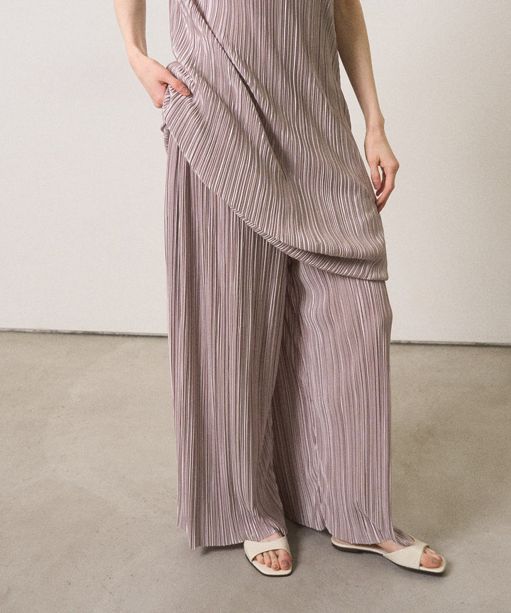 River Pleat Wide Pants