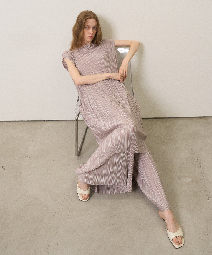 River Pleat Wide Pants