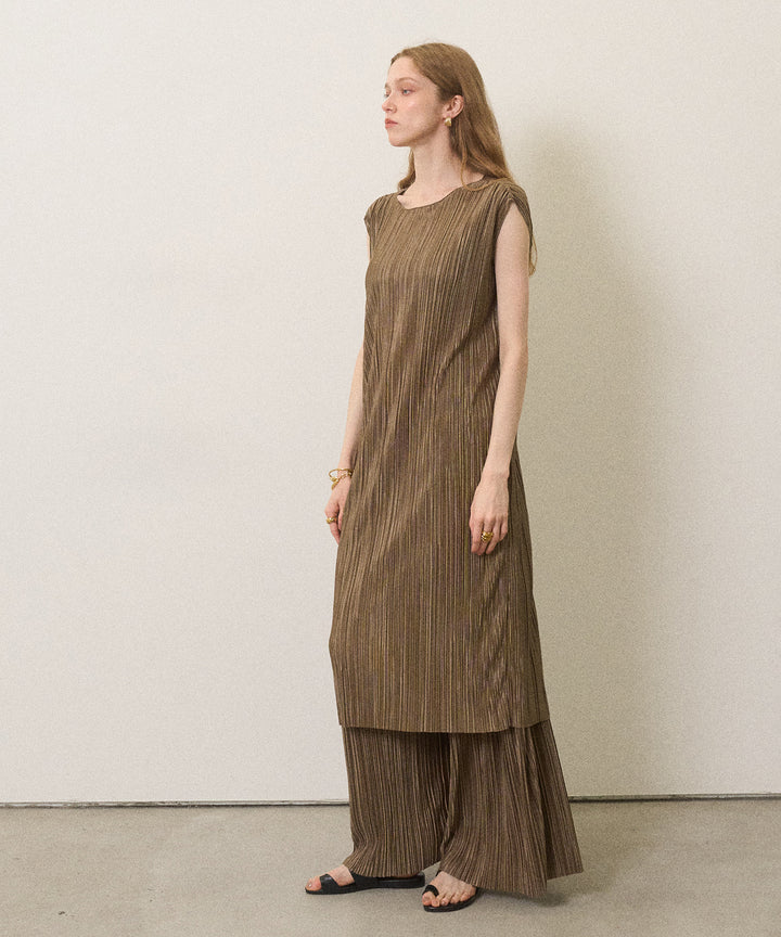 River Pleat Wide Pants