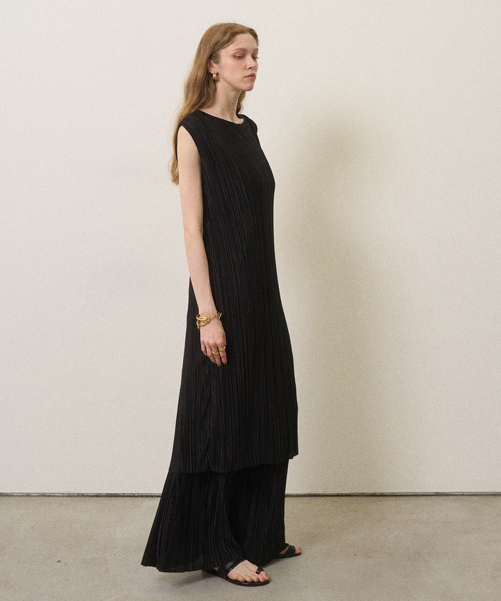 River Pleat Wide Pants