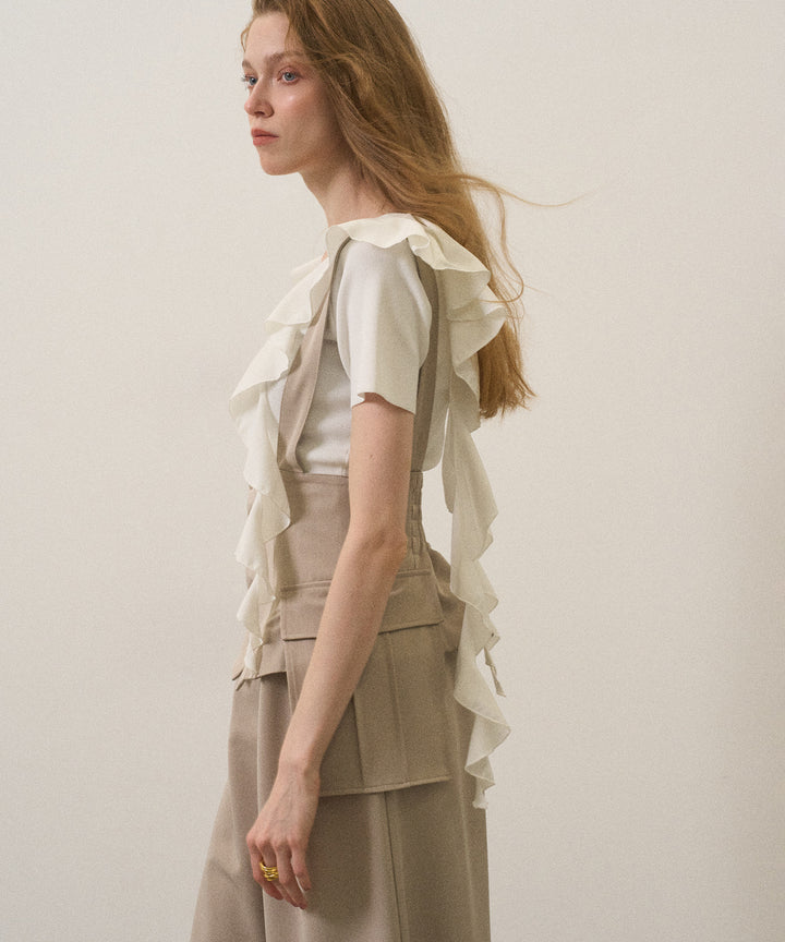 Ruffle Ribbon Swing Tops