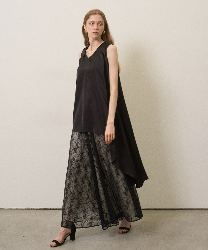 Pomping Lace W Flare Pants