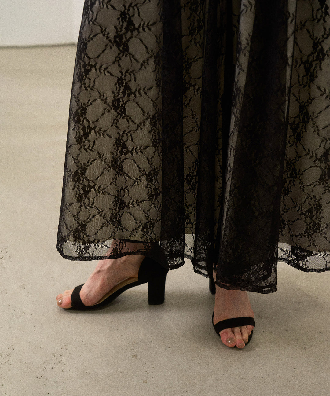 Pomping Lace W Flare Pants