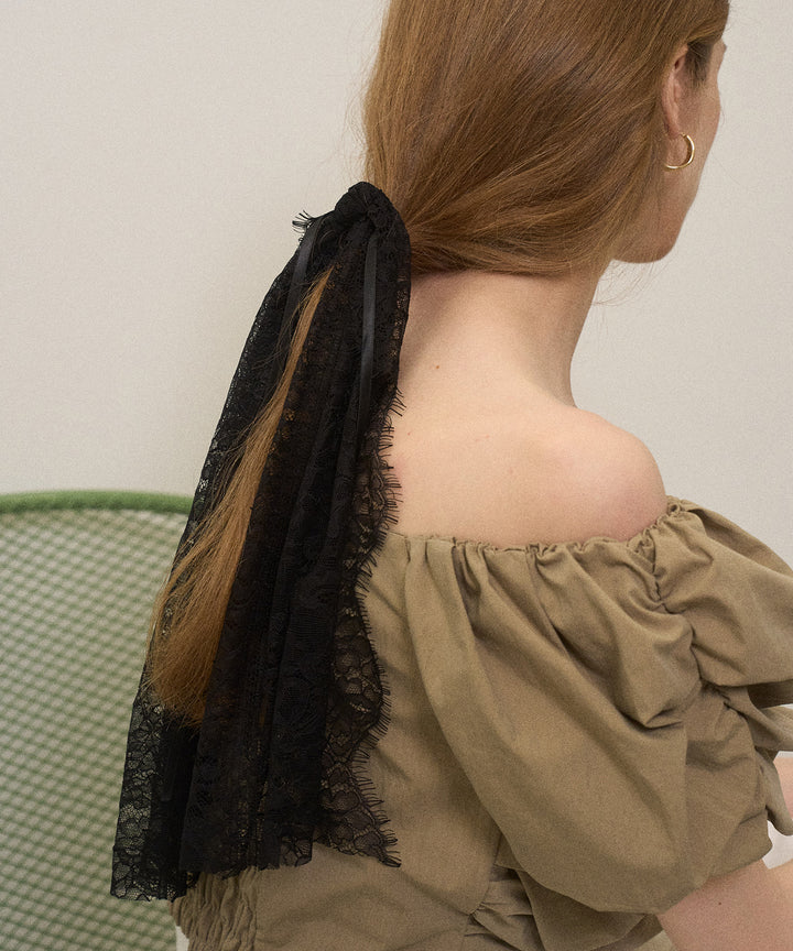 Lace Ribbon Hair Tie
