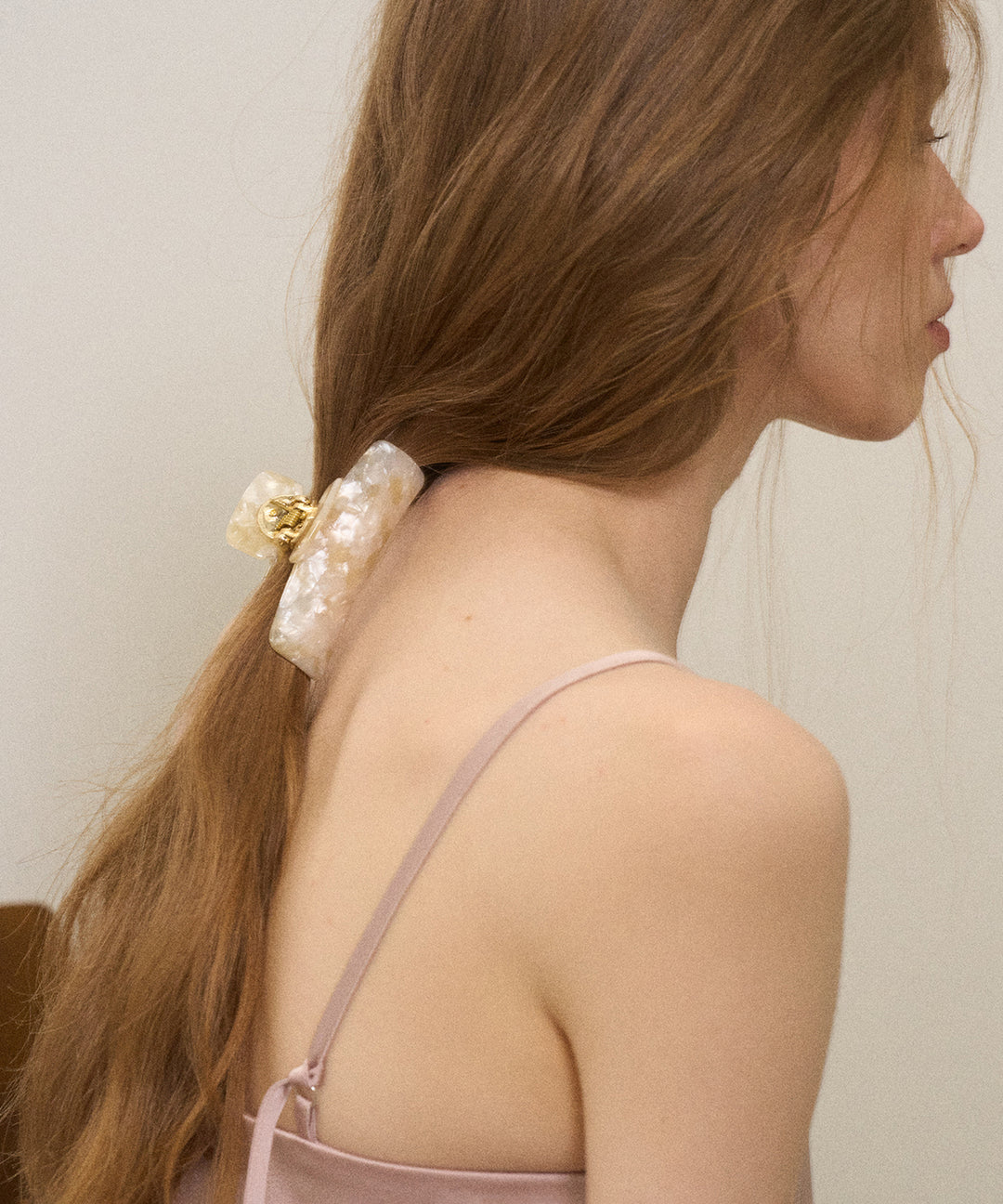 Marble Stone Hair Clip